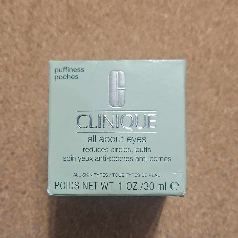 Clinique All About Eyes Cream - Mint Green Box 30ml
